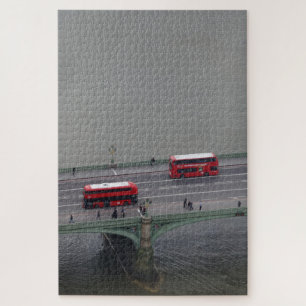 Tames Bridge & Buses London Jigsaw Puzzle