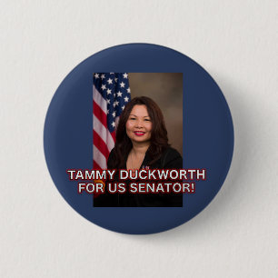 Tammy Duckworth para el botón de senador Illinois