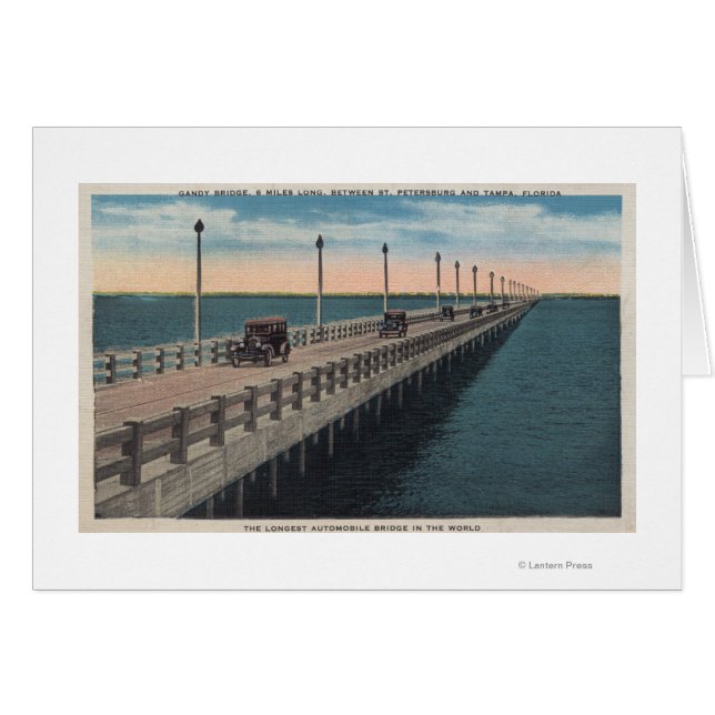 Tampa, FloridaView of Gandy BridgeTampa, FL (Anverso (Horizontal))