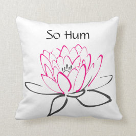 Tan almohada negra rosada de Lotus del ronquido