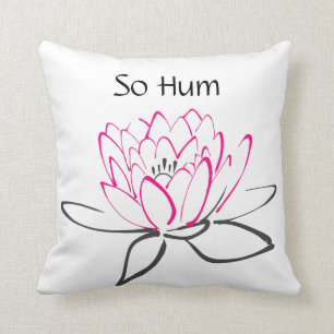 Tan almohada negra rosada de Lotus del ronquido