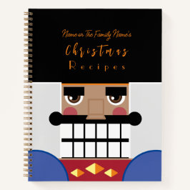 Tan Brown Nutcracker Navidades repite libro de coc