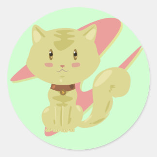 Tan Cat Pegatinas