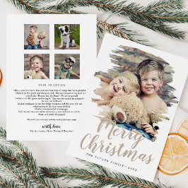 Tan Cepillado Feliz Año De Navidad En Reseña