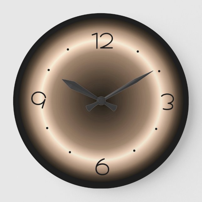 Tan con efecto Halo brillante en el reloj grande c (Anverso)