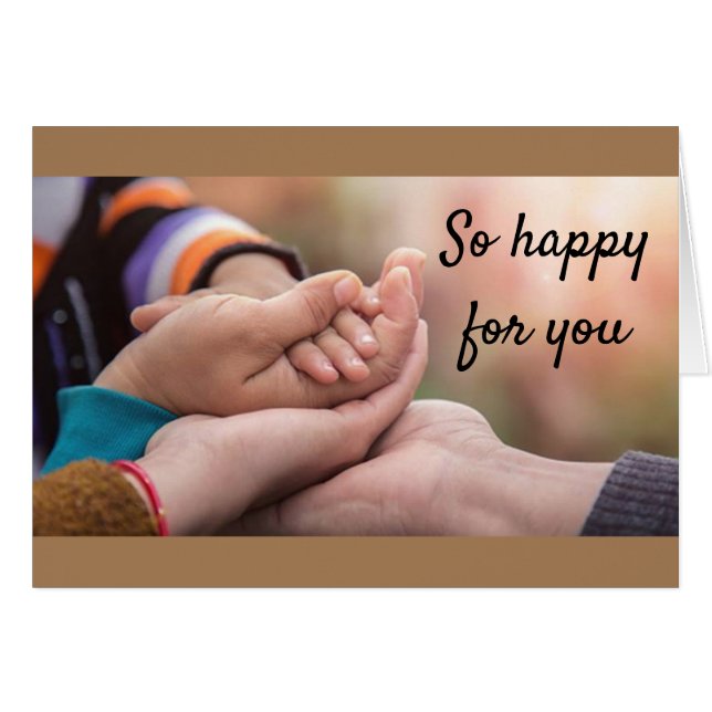 TAN FELIZ POR TU **ADOPCIÓN** (Anverso (Horizontal))