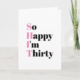 Tan feliz que soy la tarjeta de cumpleaños número