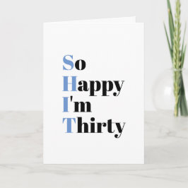 Tan feliz que soy la tarjeta de cumpleaños número