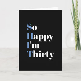 Tan feliz que soy la tarjeta de cumpleaños número