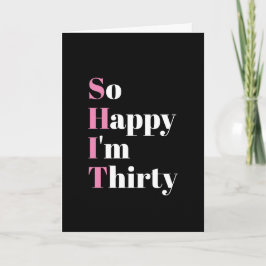 Tan feliz que soy la tarjeta de cumpleaños número