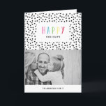 Tan feliz | Tarjeta de felicitación fotográfica de<br><div class="desc">Fotografías cortesía de ©Melissa Stallings Photography Para más colores y estilos visite nuestra tienda!</div>