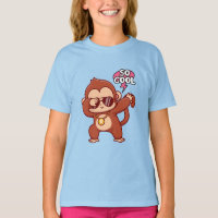 tan genial camiseta de monkey