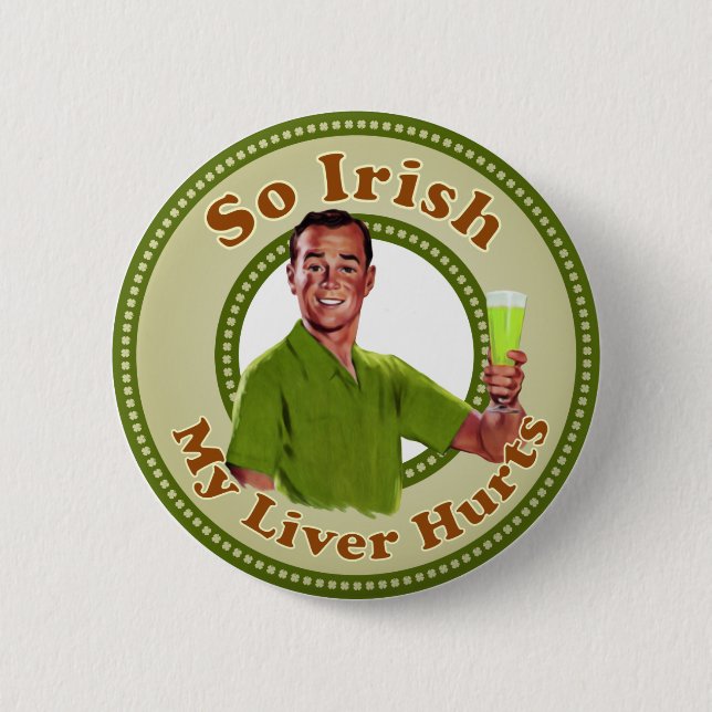 Tan irlandés mi hígado daña el botón verde del (Anverso)
