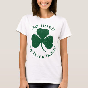 Tan irlandés mi hígado daña la camiseta