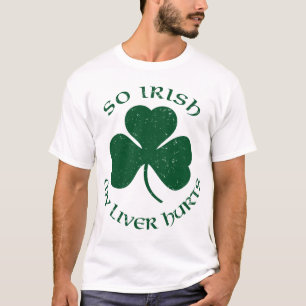 Tan irlandés mi hígado daña la camiseta