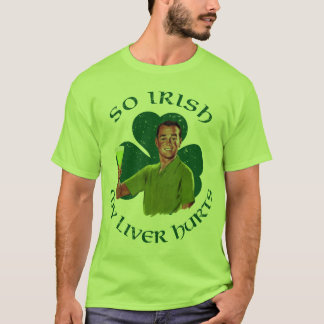 Tan irlandés mi hígado daña la camiseta