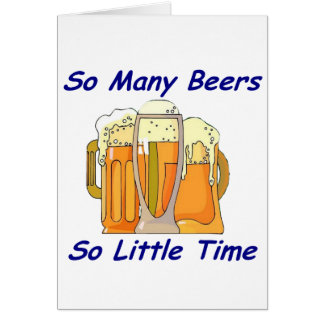 Tan muchas cervezas, tan poca hora