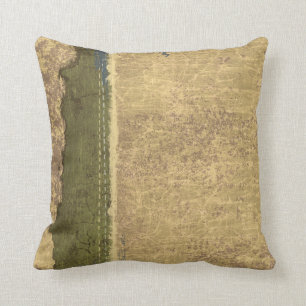 Tan robusto y el Cojín decorativo verde forestal