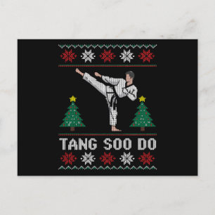 Tang Soo Do Suéter Feo de Navidad Artes Marciales