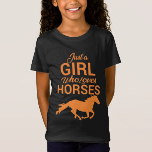 Tangerine Una Chica Que Ama La Camiseta De Caballo