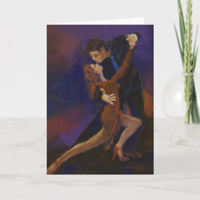 Tango de las almas Bella Artes Tarjeta de saludo M (Anverso)