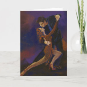 Tango de las almas Bella Artes Tarjeta de saludo M