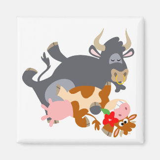 ¡Tango! imán (toro personalizado y vaca)