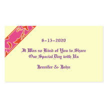 Tango Tangerino, Rosa, Favor De Matrimonio Damasco