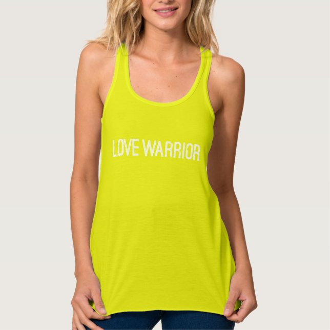 Tank básico de Love Warrier Top (Anverso)