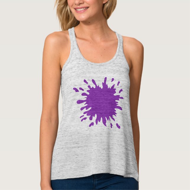 Tank Racerback Flowy Bella+Canvas Femeninas Top (Anverso)