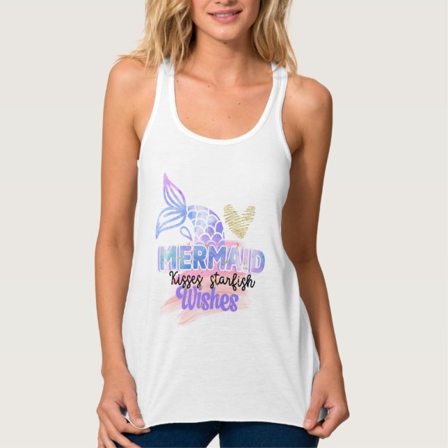 Tank Racerback Flowy Bella+Canvas Femeninas Top (Anverso)
