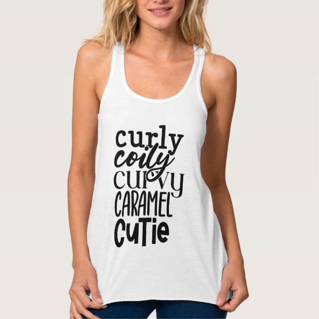 Tank Racerback Flowy Bella+Canvas Femeninas Top (Anverso)