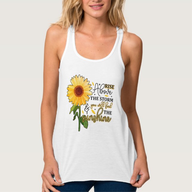 Tank Racerback Flowy Bella+Canvas Femeninas Top (Anverso)