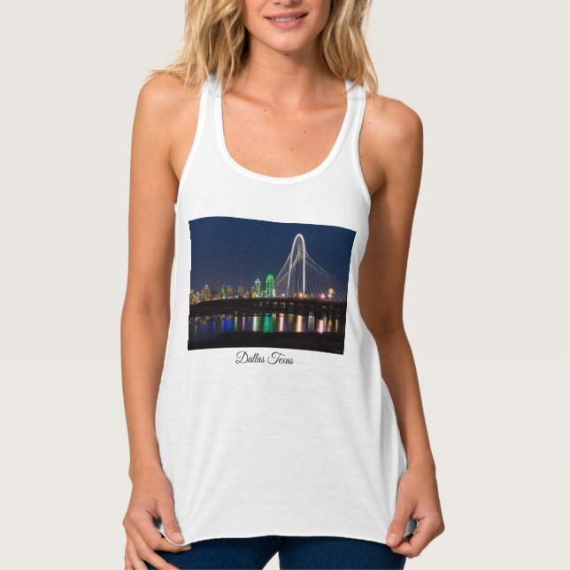 Tank Top de Dallas Bridge View (Anverso)