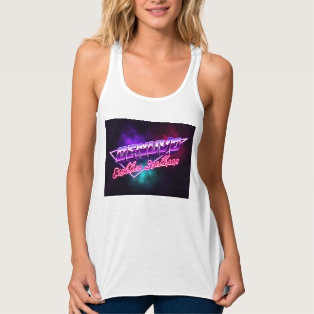 Tank Top del logotipo de Neon (Anverso)