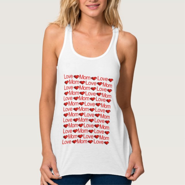 Tank Top Women's Love Mom (Anverso)