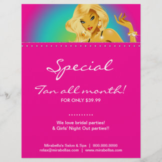 Tanning Flyer Rainbow Jewelwoman rosada