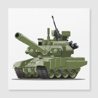 Tanque blindado moderno de dibujos animados