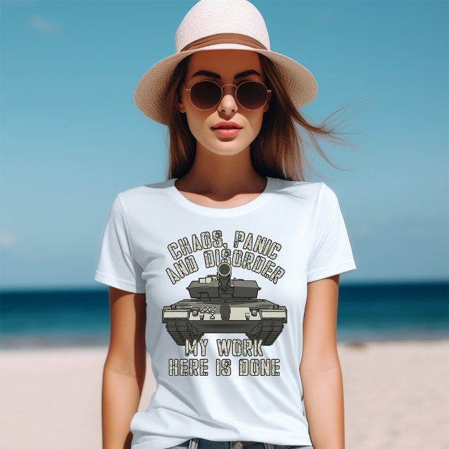 Tanque de misión caos, pánico y camiseta de desord (Subido por el creador)