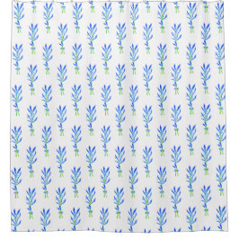 Tansy (L) en una cortina de ducha