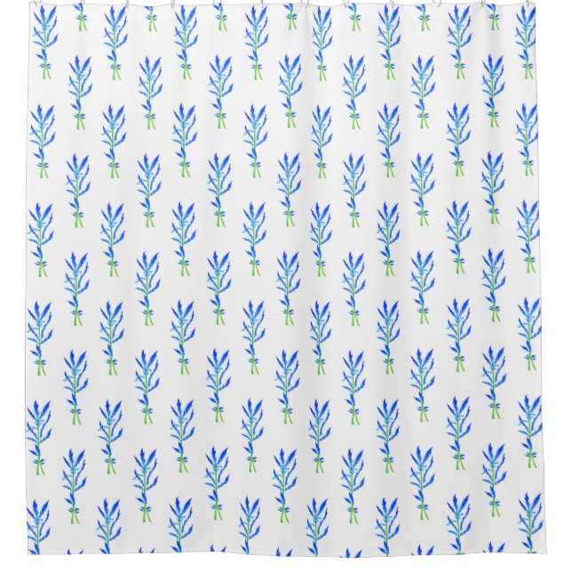 Tansy (L) en una cortina de ducha (Anverso)