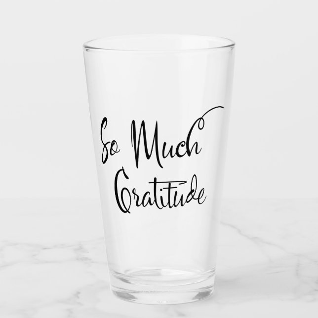 Tanta Gratitud Escritura Moderna Tipografía Simple (Anverso)