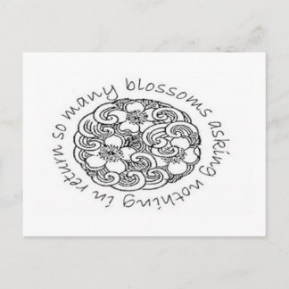 Tantas Blossoms Postales Haiku