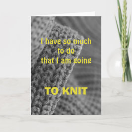 Tanto por hacer... tarjeta de felicitación