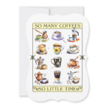 Tantos cafés, tan poco tiempo