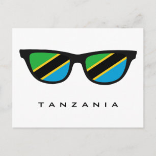 Tanzania Shades personalizado texto y postal color