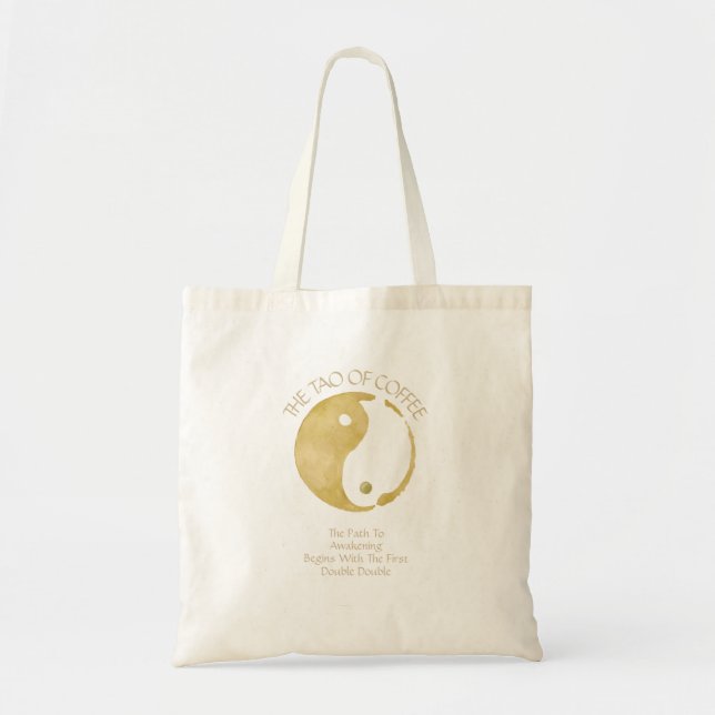 Tao de la bolsa de café Tote (Frente)