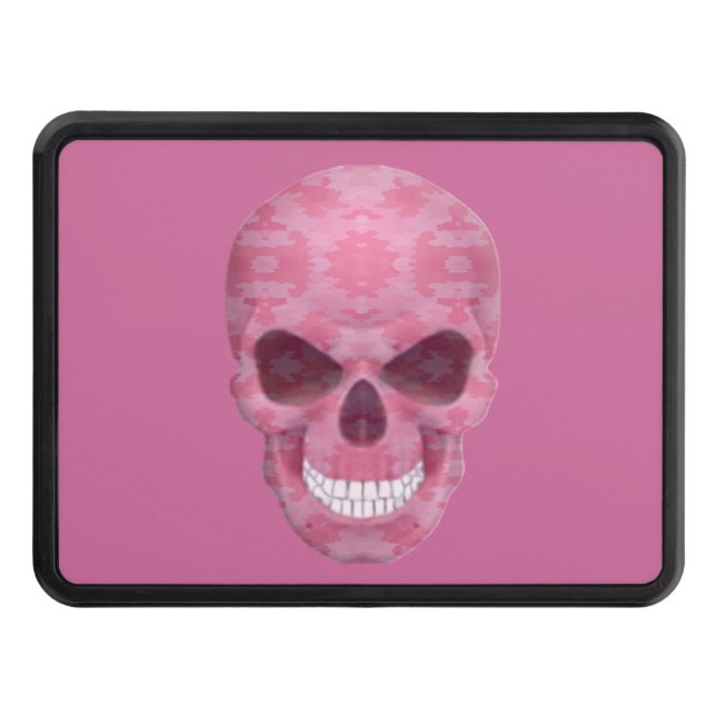 Tapa de la boca del remolque de cráneo rosado (Anverso)