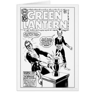 Tapa de Linterna Verde y Sinestro, negro y blanco