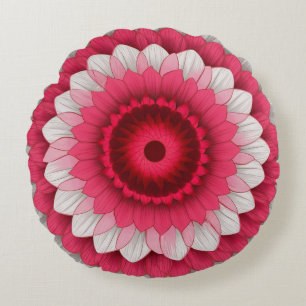 Tapa elegante de Cojín decorativo floral - rojo, r